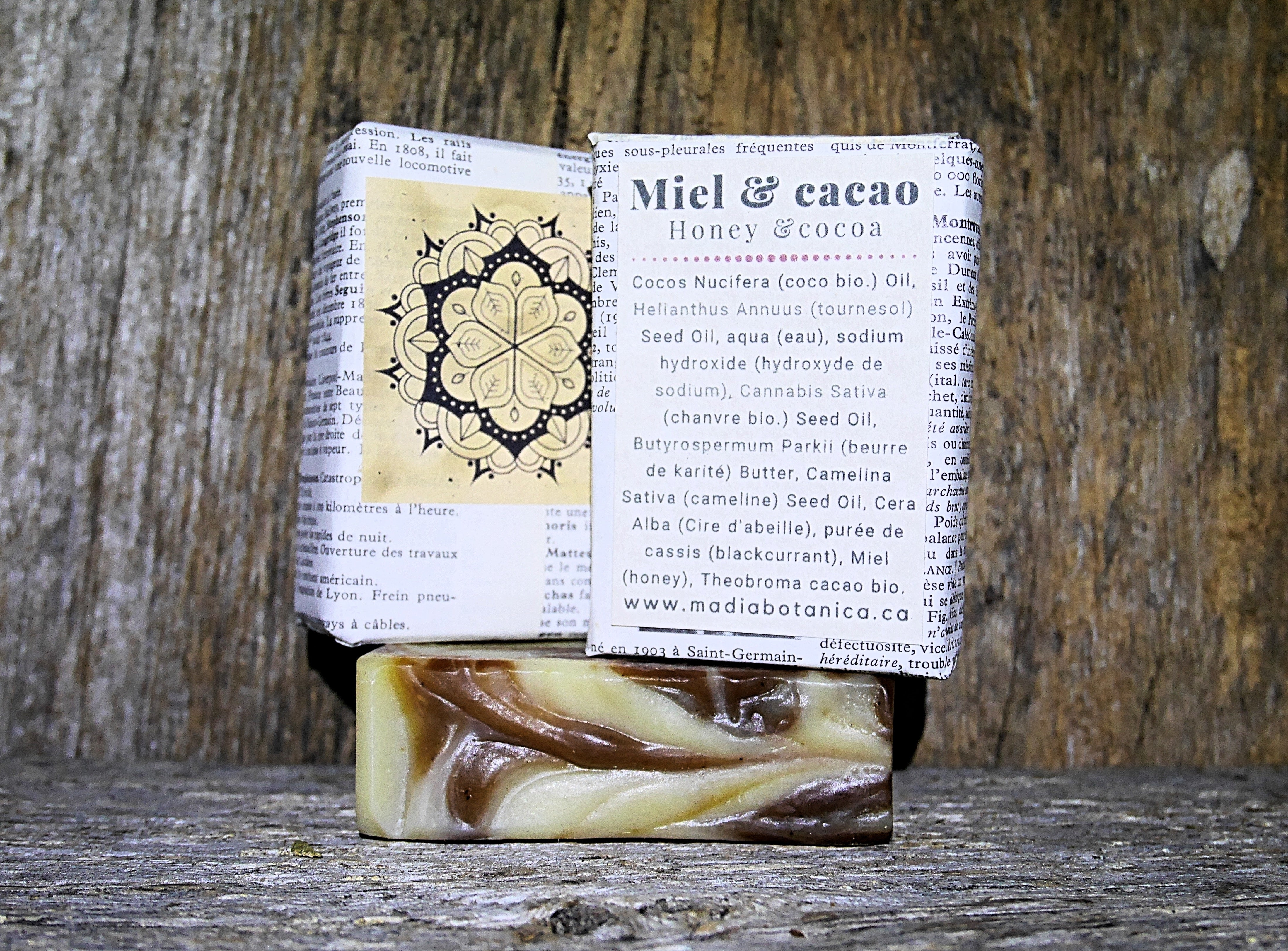Honey and cacao soap- 3 pack