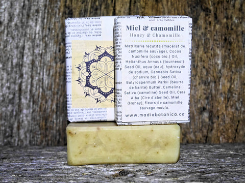 Honey and chamomile soap