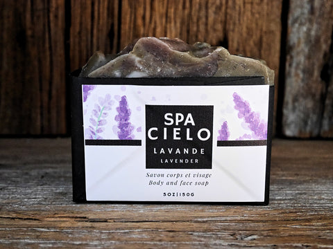 Lavender cold process soaps